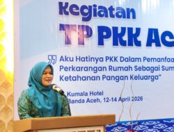 PKK Aceh Dorong Setiap Keluarga Perkuat Ketahanan Pangan