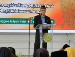 Wali Nanggroe: Pembangunan Aceh Pascabencana Harus Pulihkan Sosial dan Adat