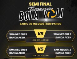 Empat Sekolah Berebut Tiket Final Voli Piala Wali Kota Banda Aceh