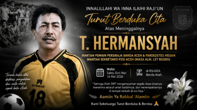 Kabar Duka: T. Hermansyah, Mantan Sekretaris PSSI Aceh Tutup Usia