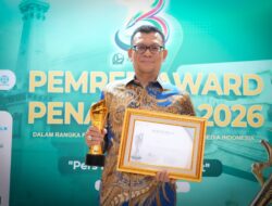 Wakil Ketua DPRK Banda Aceh Musriadi Raih Pemred Award 2026