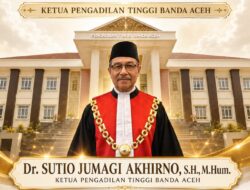 Ketua MA Lantik Sutio Pimpin Pengadilan Tinggi Banda Aceh