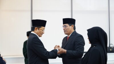 Menang Kembali Lantik Prof Mujiburrahman Jadi UIN Ar-Raniry