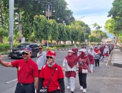 Ratusan Keluarga Besar PT BNA Ikuti Gerak Jalan Santai