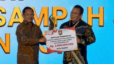Sabang Juara I Pengelolaan Sampah, Raih Insentif Rp2 Miliar