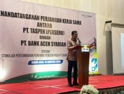 Wagub Fadhlullah Minta TASPEN Salurkan Zakat Melalui Baitul Mal