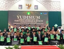 100 Mahasiswa FSH UIN Ar-Raniry Lulus Tanpa Skripsi