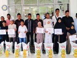 Anak Yatim Terima Santunan Maulid di Blang Dalam Pidie Jaya