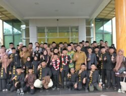 Jajaran Pejabat Sambut Kepulangan Kafilah MTQ Aceh
