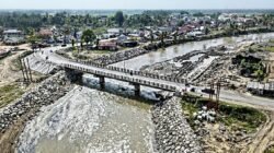 10 Bulan Bencana, Tiga Jembatan di Jalur Lintas Timur Pulih